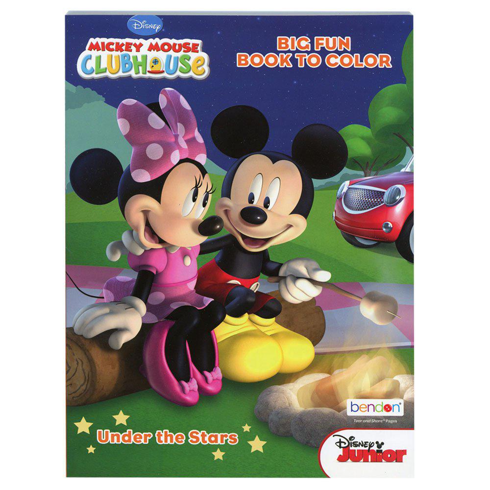 United Party-Mickey & Minnie Mouse 80 Page Coloring Book-4588336-Legacy Toys