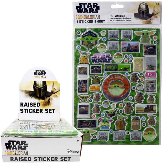 United Party-Star Wars "The Child" Raised Sticker Sheet-707295MD-Legacy Toys