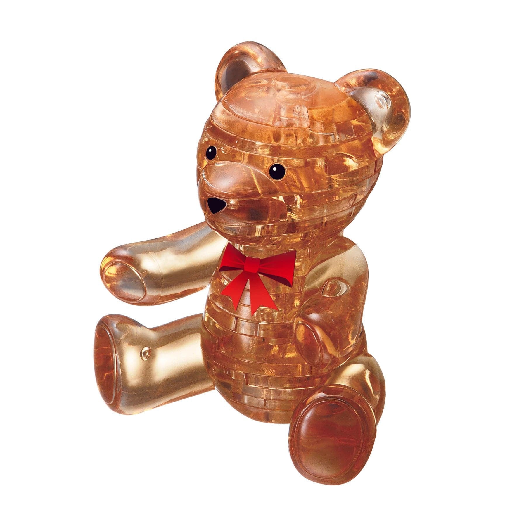 University Games-3D Crystal Puzzle - Teddy Bear Gold-30934-Legacy Toys