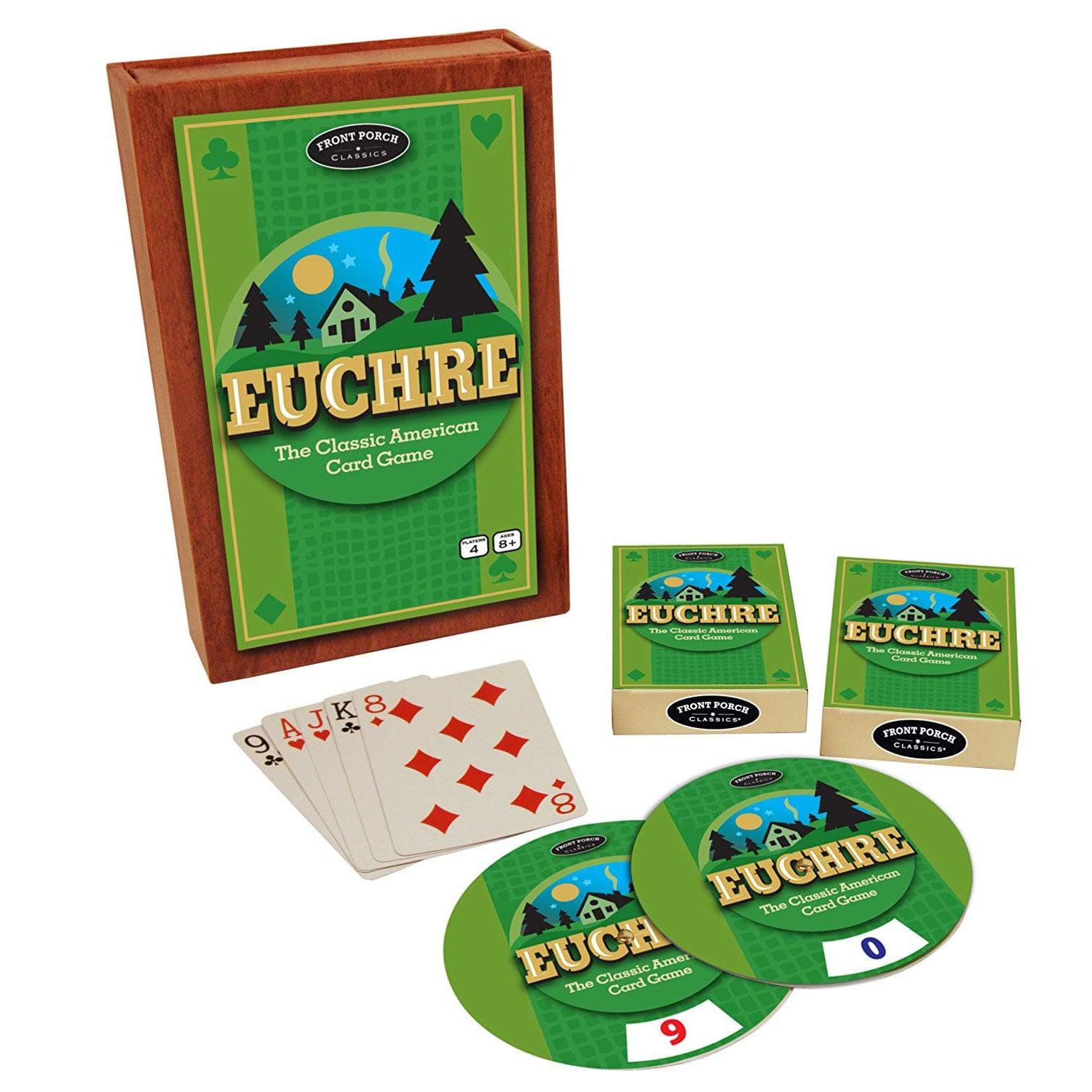 University Games-Euchre Card Game-53719-Legacy Toys