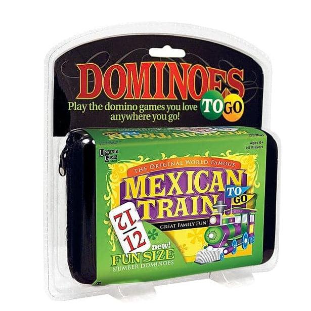 University Games-Mexican Train To Go Dominoes-54201-Legacy Toys