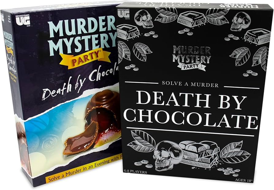 University Games-Murder Mystery Party Game - Death by Chocolate-33218-Legacy Toys