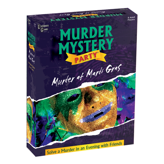 University Games-Murder Mystery Party Game - Murder at Mardi Gras-33212-Legacy Toys