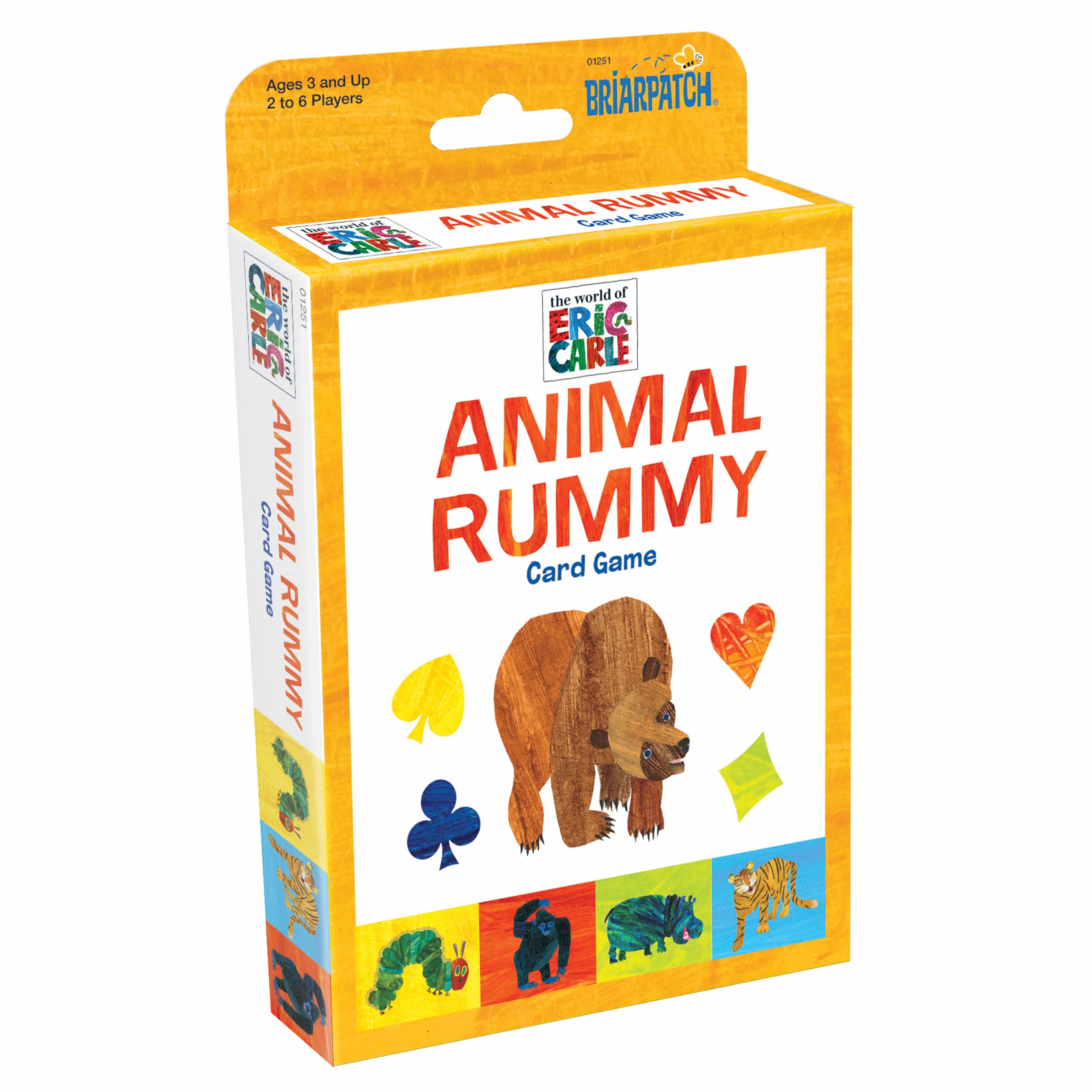 University Games-The World of Eric Carle Animal Rummy Card Game-01251-Legacy Toys