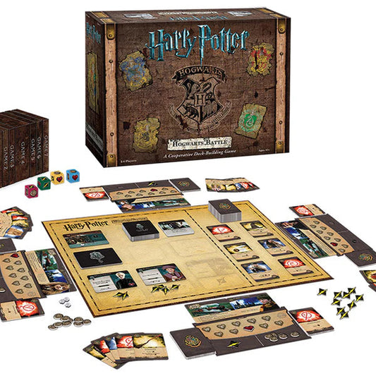 USAopoly-Harry Potter Hogwarts Battle: A Cooperative Deck-Building Game-DB010-400-Legacy Toys