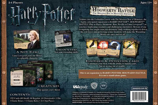 USAopoly-Harry Potter Hogwarts Battle: The Monster Box of Monsters Expansion-DB010-508-Legacy Toys