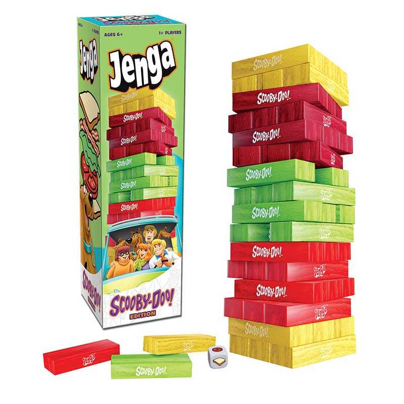 USAopoly-Jenga: Scooby-Doo Edition-JA010-001-Legacy Toys