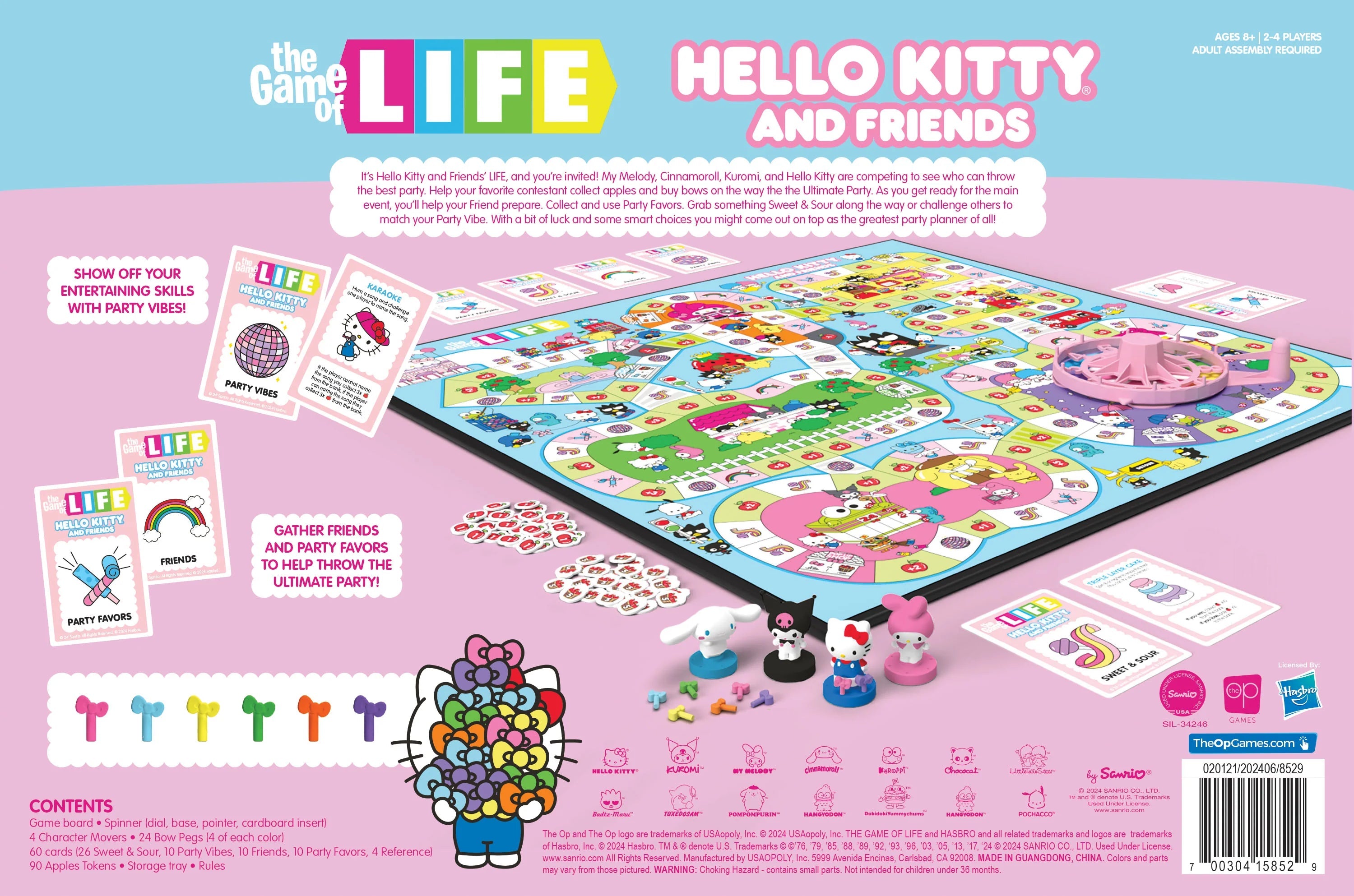 USAopoly-LIFE®: Hello Kitty and Friends-LF075-296-Legacy Toys