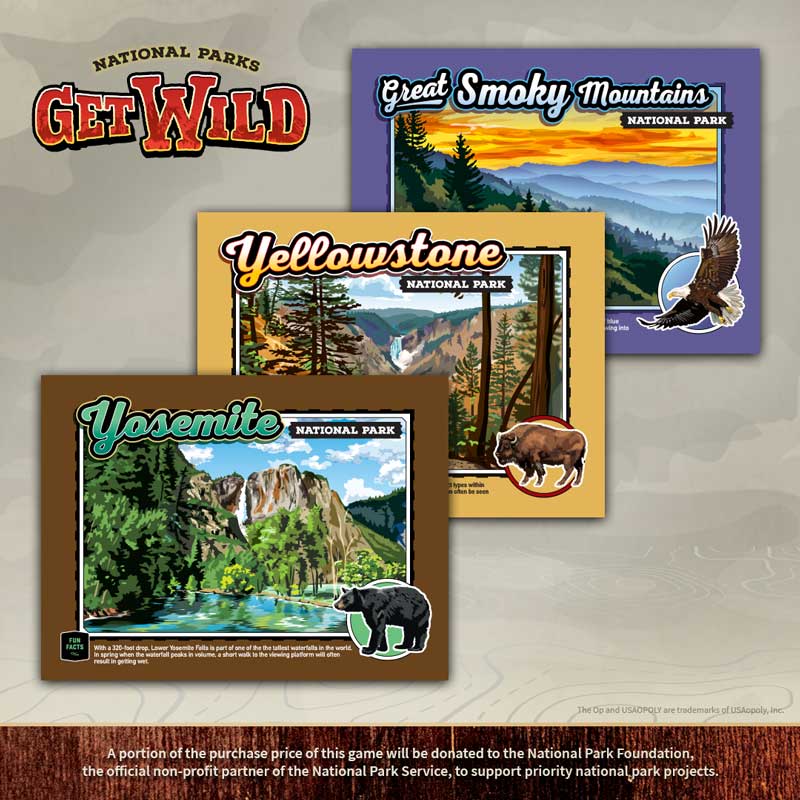 USAopoly-National Parks Get Wild-PA025-000-Legacy Toys