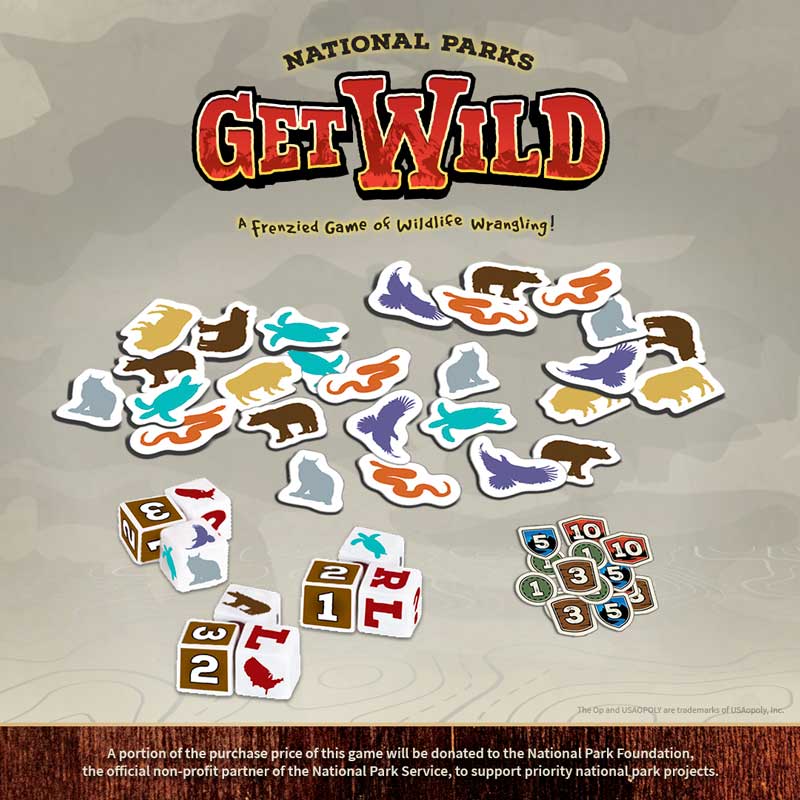 USAopoly-National Parks Get Wild-PA025-000-Legacy Toys