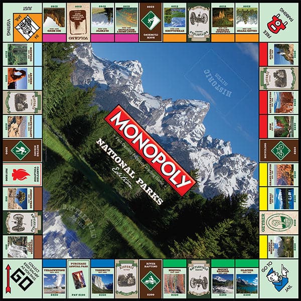 USAopoly-National Parks Monopoly Game--Legacy Toys