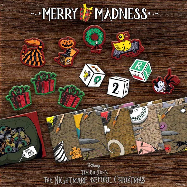 USAopoly-Nightmare Before Christmas: Merry Madness-PA004-261-Legacy Toys