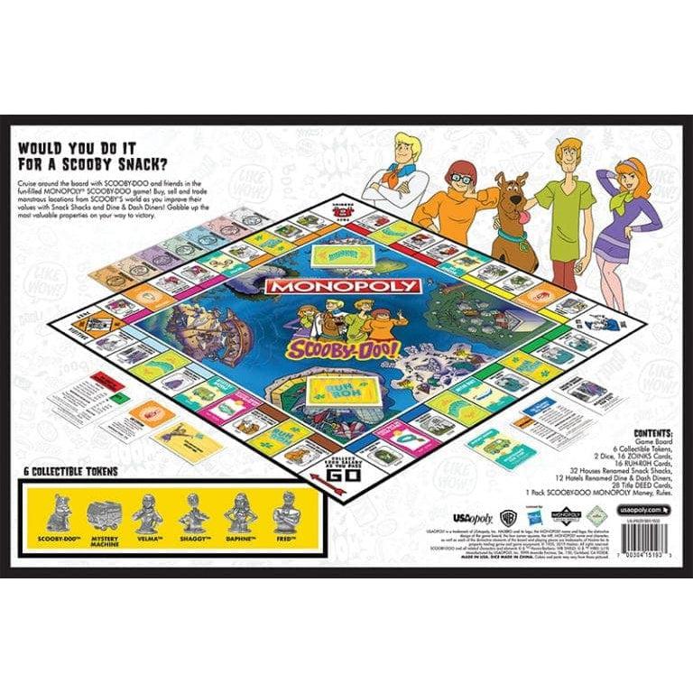 USAopoly-Scooby-Doo! Monopoly Game-MN010-001-Legacy Toys