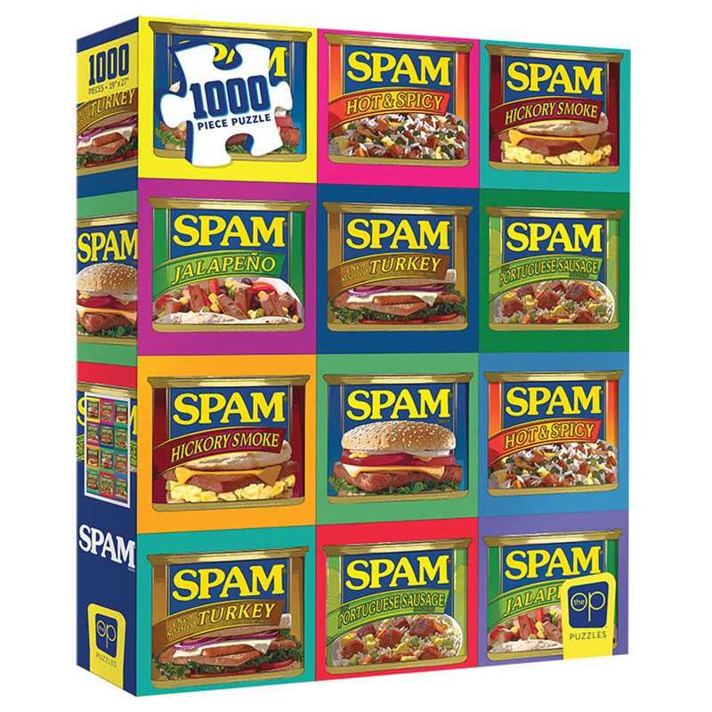 USAopoly-SPAM Sizzle, Pork And Mmm - 1,000 Piece puzzle-PZ143-000-Legacy Toys