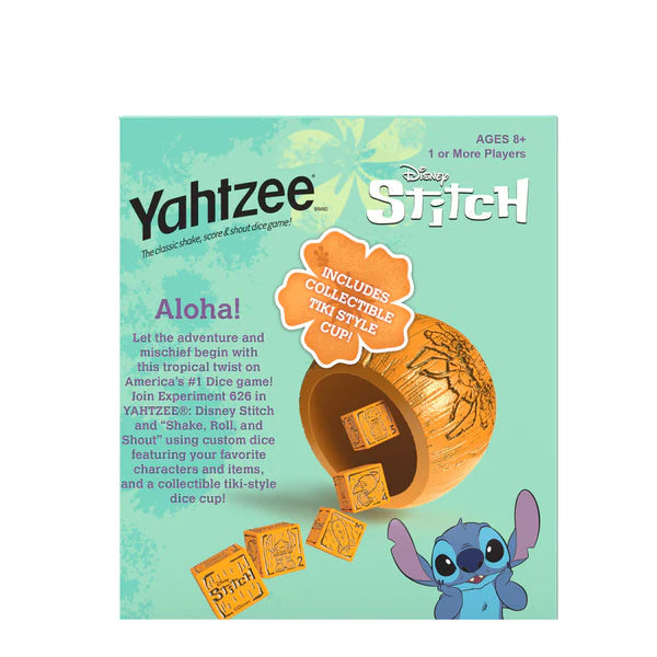 USAopoly-YAHTZEE Disney Stitch-YZ004-679-Legacy Toys