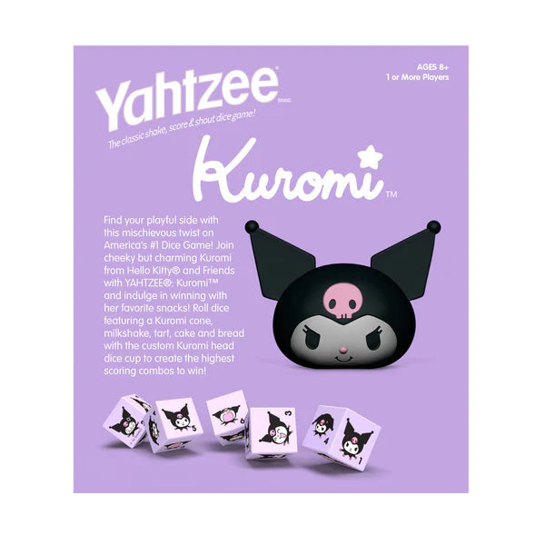 USAopoly-YAHTZEE: Kuromi-YZ075-845-Legacy Toys