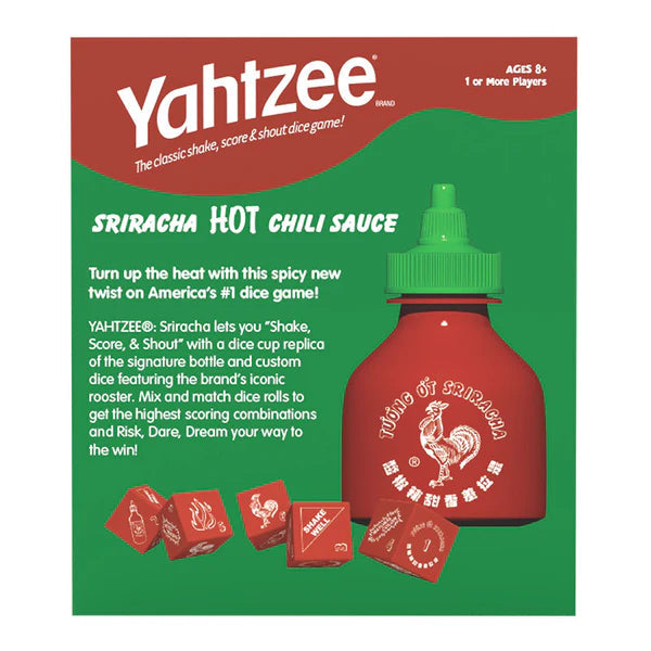 USAopoly-YAHTZEE: Sriracha-YZ164-841-Legacy Toys