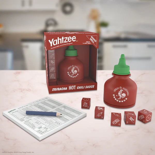 USAopoly-YAHTZEE: Sriracha-YZ164-841-Legacy Toys