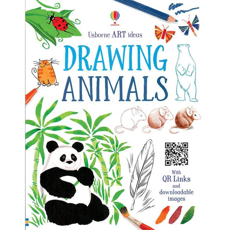 Usborne Books-Art Ideas Drawing Animals-544317-Legacy Toys