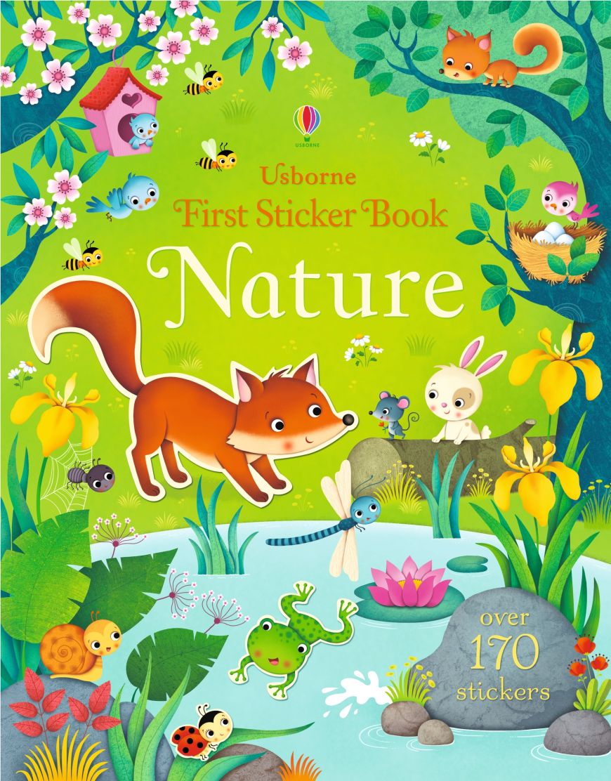 Usborne Books-First Sticker Book Nature-070603-Legacy Toys
