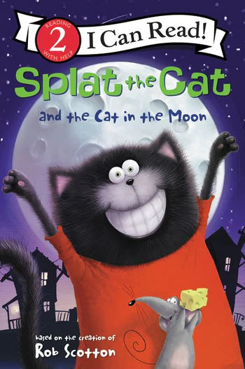 Usborne Books-Splat the Cat and the Cat in the Moon-0062697110-Legacy Toys