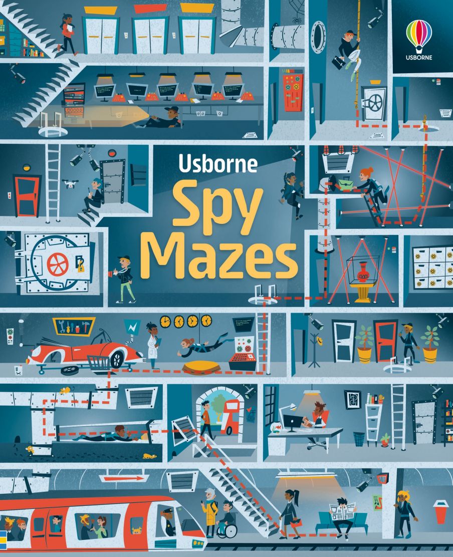 Usborne Books-Spy Mazes-554316-Legacy Toys