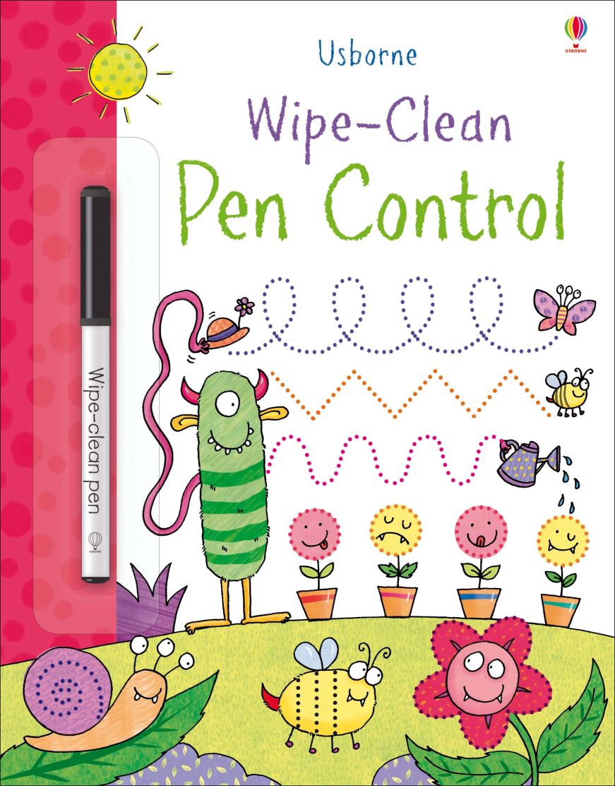 Usborne Books-Wipe-clean Pen Control-535384-Legacy Toys