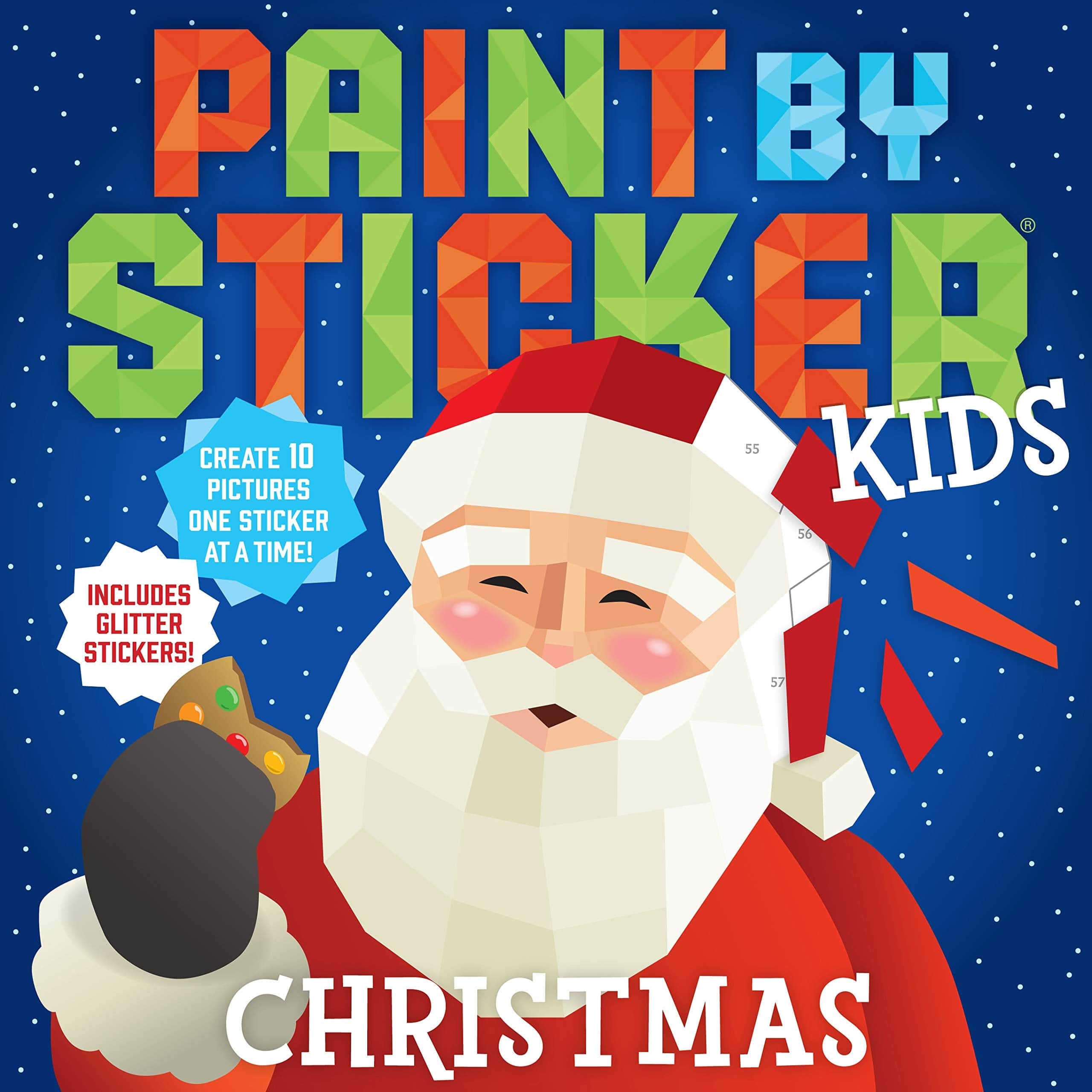 Workman Publishing-Paint By Sticker Kids: Christmas-100675-Legacy Toys
