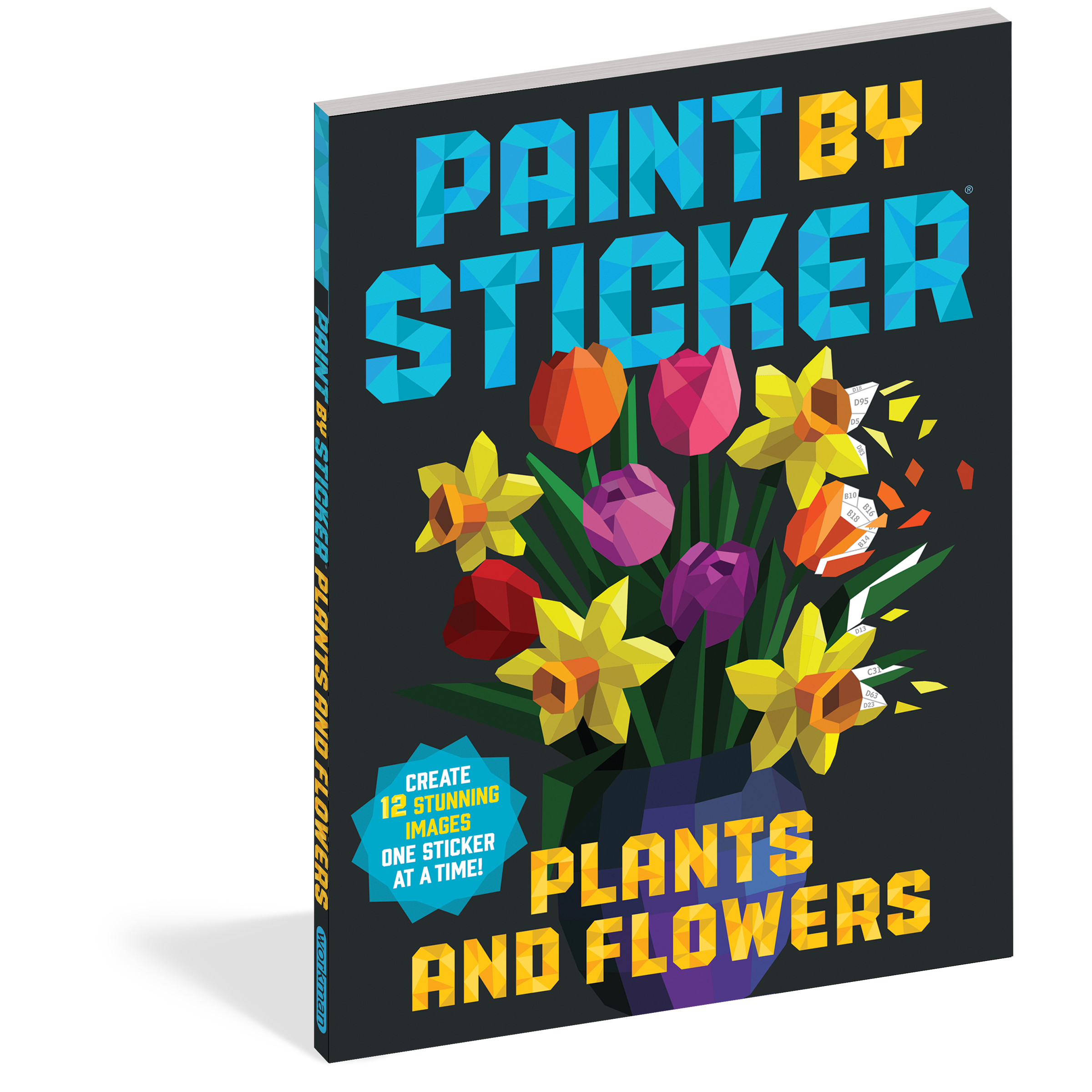 Workman Publishing-Paint By Sticker: Plants and Flowers-13156-Legacy Toys