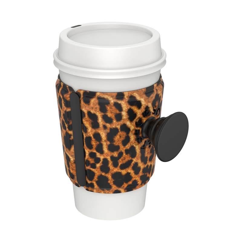 XYZ Toys-PopSocket - PopThirst Cup Sleeve Leopard Prowl-803439-Legacy Toys