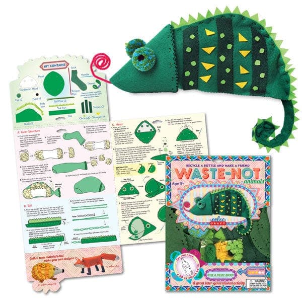 eeBoo-Waste Not Animal Chameleon-WECHAM-Legacy Toys